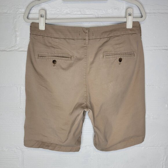 Express Men's Size 30 Shorts Slim  10" Inseam Tan - Picture 2 of 5